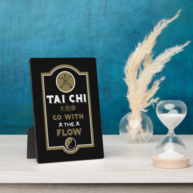 Tai Chi Practitioner Gift Plaque (Side)