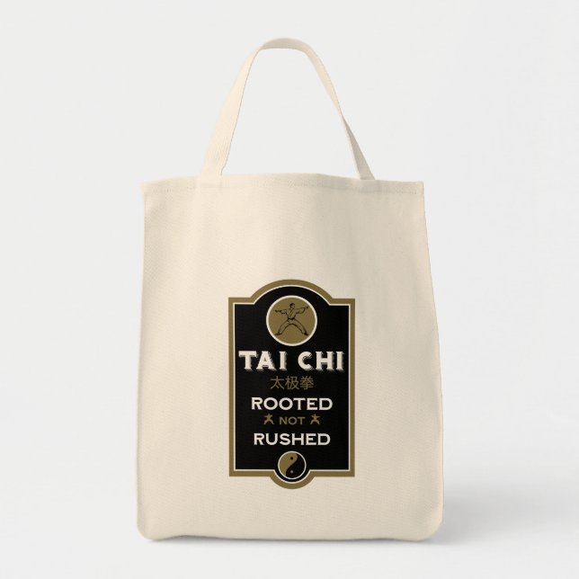 Tai Chi Practitioner Gift Tote Bag (Front)