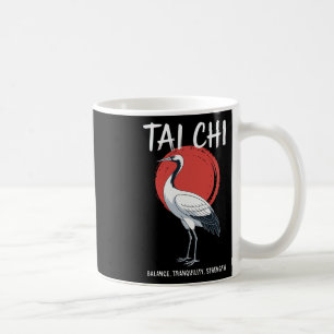 Tai Chi Qigong Crane Martial Arts Yoga Meditation Coffee Mug