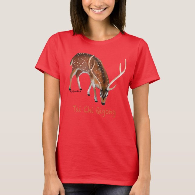 Tai Chi Qigong Deer T-Shirt (Front)