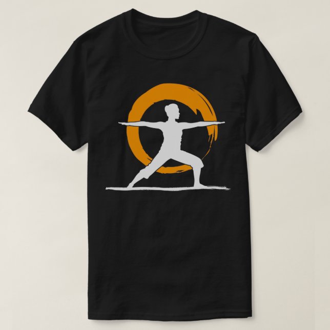 Tai Chi Qigong woman Zen circle Qi Gong Thai chi T-Shirt (Design Front)