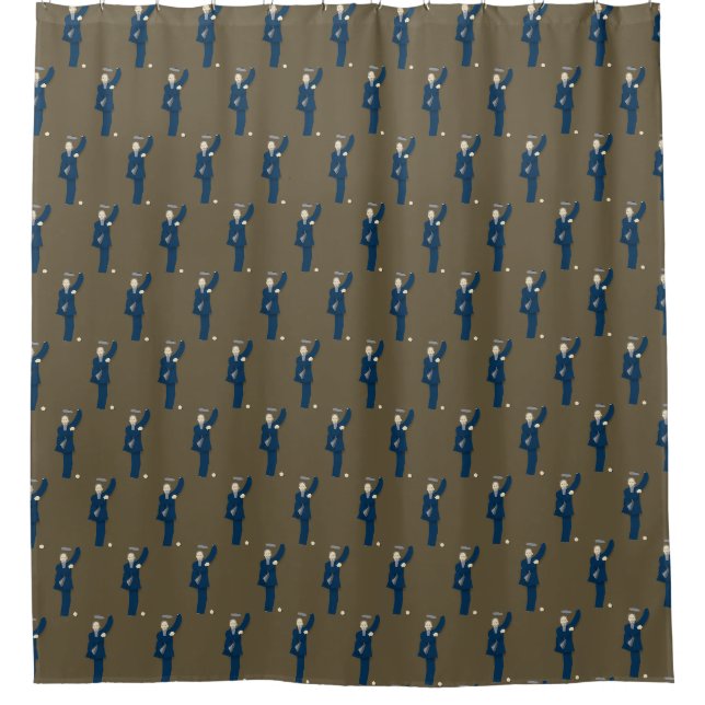 Tai Chi Shower Curtain (Front)