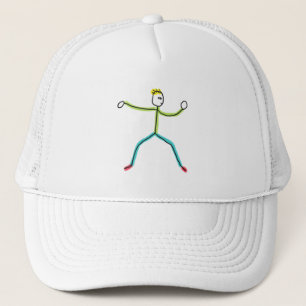 Tai Chi Stickman Trucker Hat