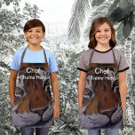 Tai Chi Tiger Chef (Name Here) Kids Artsy Brown  Apron<br><div class="desc">Tai Chi Tiger Chef (Name Here) Kids Brown Apron.  Gift to support kid's cooking aspirations!</div>