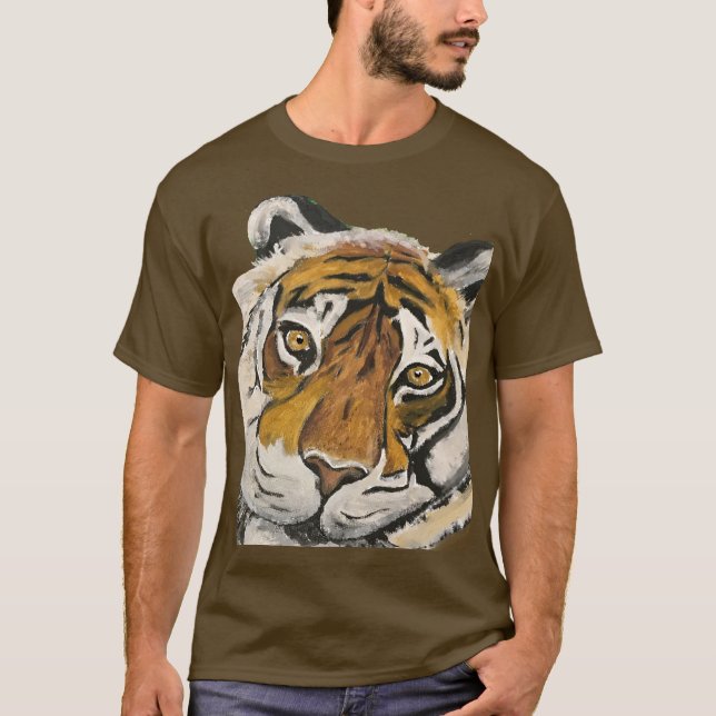 Tai Chi Tiger Face  T-Shirt (Front)