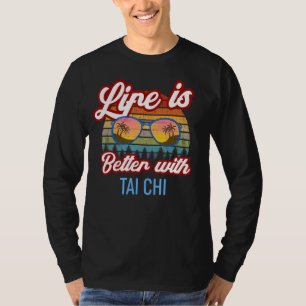 Tai Chi Vintage Sunset. Tai Chi Teacher Beginner T-Shirt