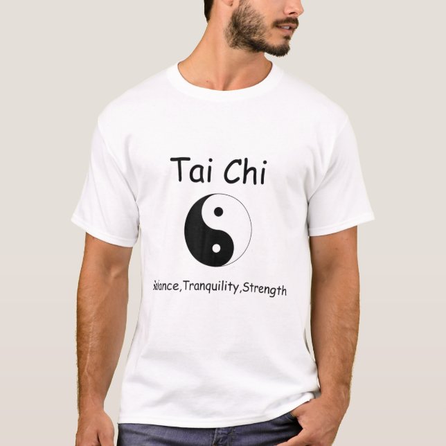 Tai Chi , Yin Yang Gift T-Shirt (Front)