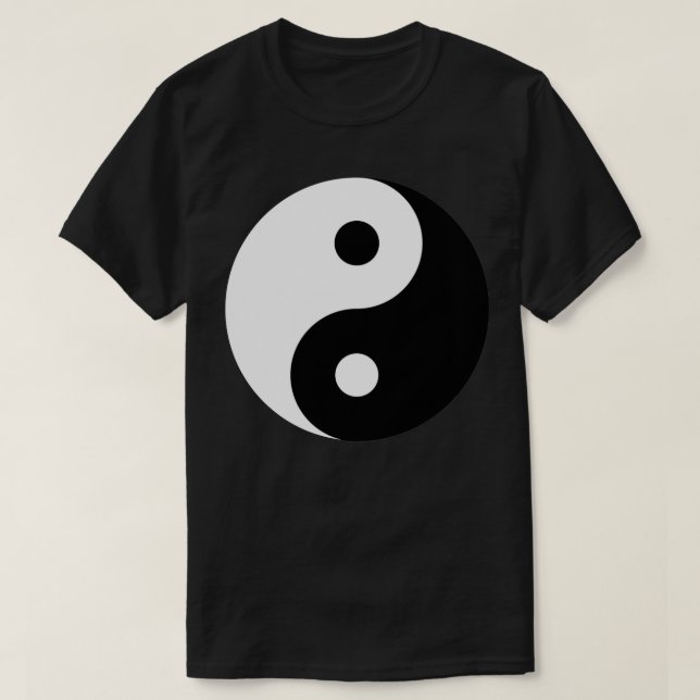 Tai Chi Yin Yang Symbol T  T-Shirt (Design Front)