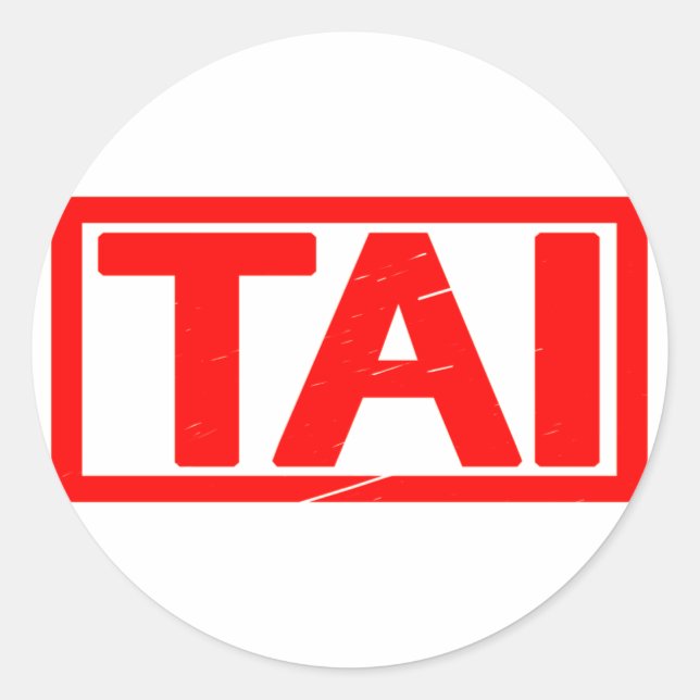 Tai Stamp Classic Round Sticker (Front)