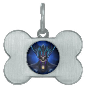 Taidushan Sai Shadow Blue Pet Tag