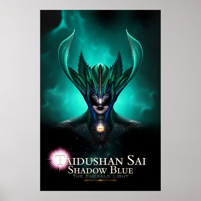 Taidushan Sai Shadow Blue TEL Archival Poster (Front)