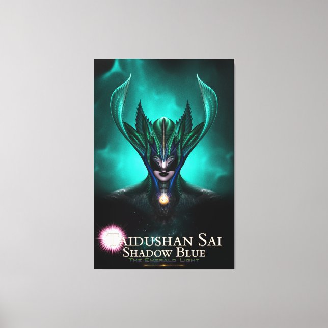 Taidushan Sai Shadow Blue TEL Canvas Print (Front)