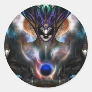 Taidushan Sai Spirit Of Power WD Classic Round Sticker