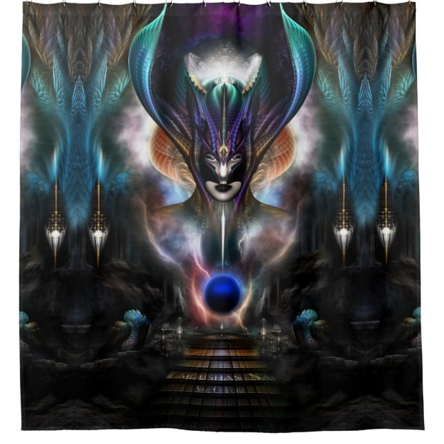 Taidushan Sai Spirit Of Power WD Shower Curtain (Front)