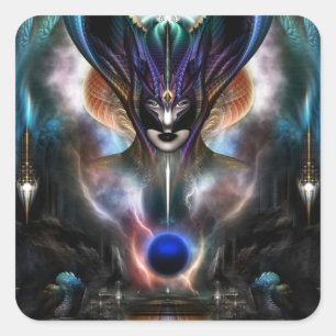 Taidushan Sai Spirit Of Power WD Square Sticker