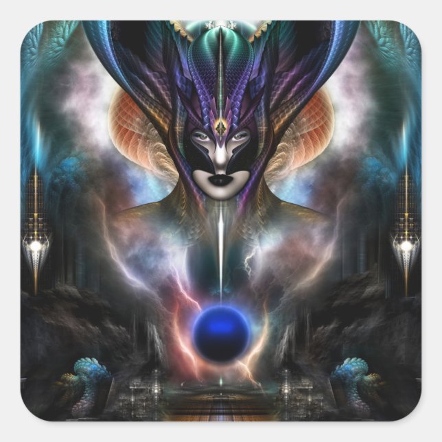 Taidushan Sai Spirit Of Power WD Square Sticker (Front)