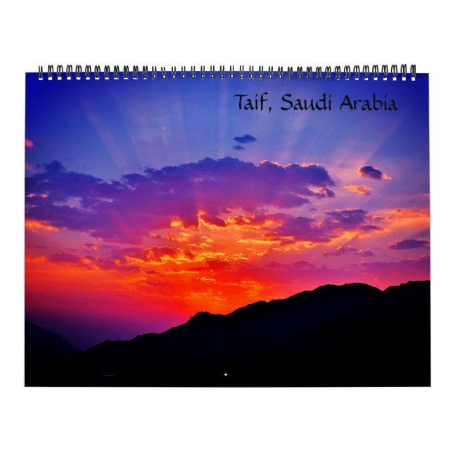 Taif, Saudi Arabia Calendar (Cover)