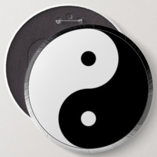 Taijitu 6 Cm Round Badge