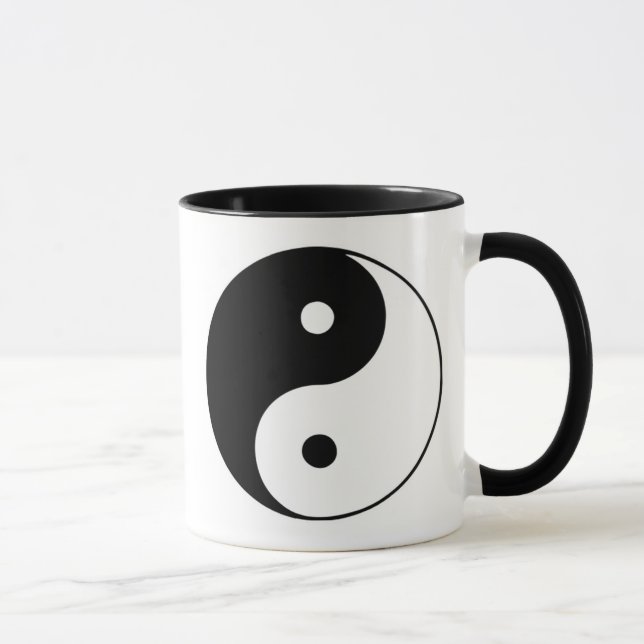 Taijitu Yin Yang Mug (Right)