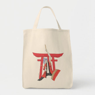 Taiko Drummer Akiko Grocery Tote Bag