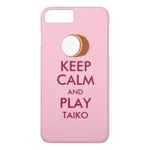 Taiko Gifts Keep Calm and Play Taiko Drum Custom iPhone 8 Plus/7 Plus Case