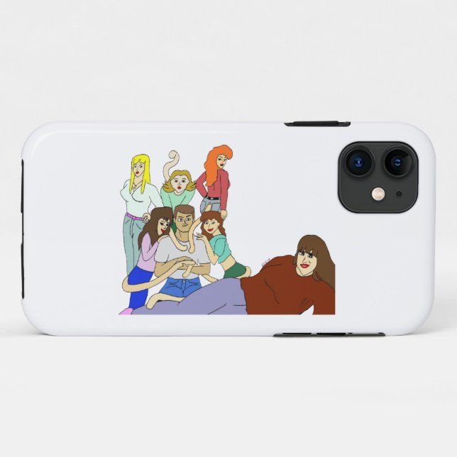 Tail harem  Case-Mate iPhone case (Back (Horizontal))