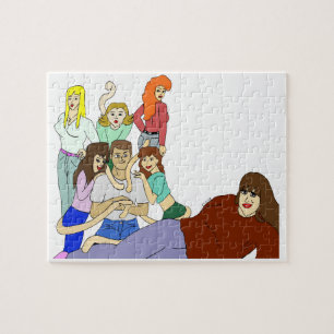 Tail harem jigsaw puzzle