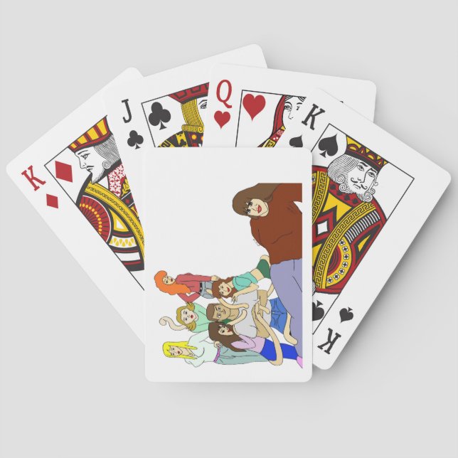 Tail harem  playing cards (Back)