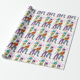 tail love wrapping paper