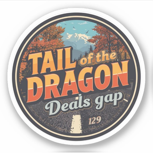 Tail of the Dragon Deals 318 curves road trip  (Front)