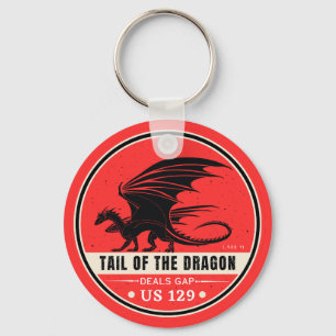 Tail of the Dragon Deals Gap Motorcycle road trip Key Ring