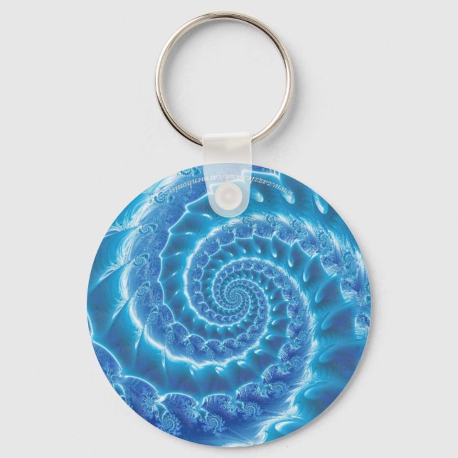 Tail of The Ice Dragon Keychain (Front)