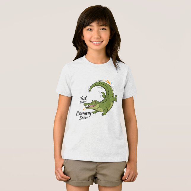 Tail swipe coming soon Tri-Blend shirt (Front Full)