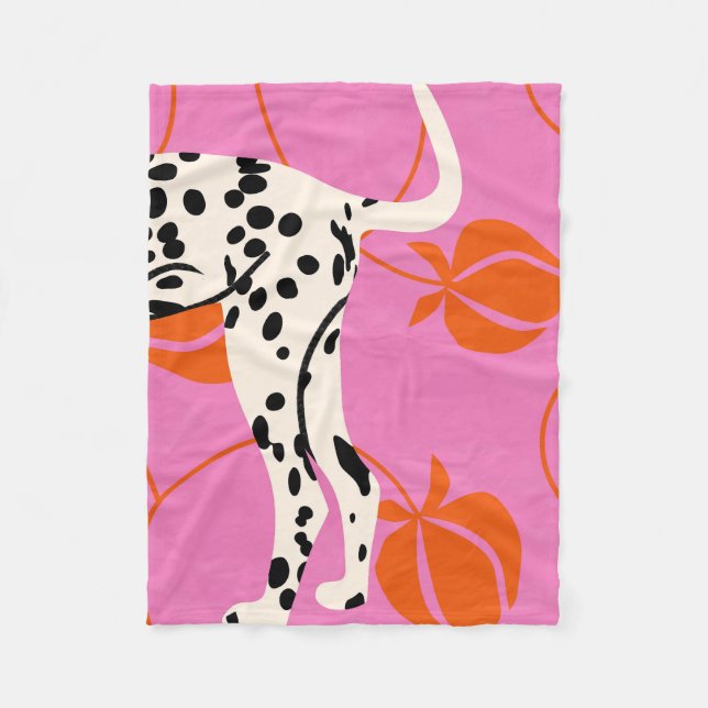 Tail & Texture Fleece Blanket (Front)