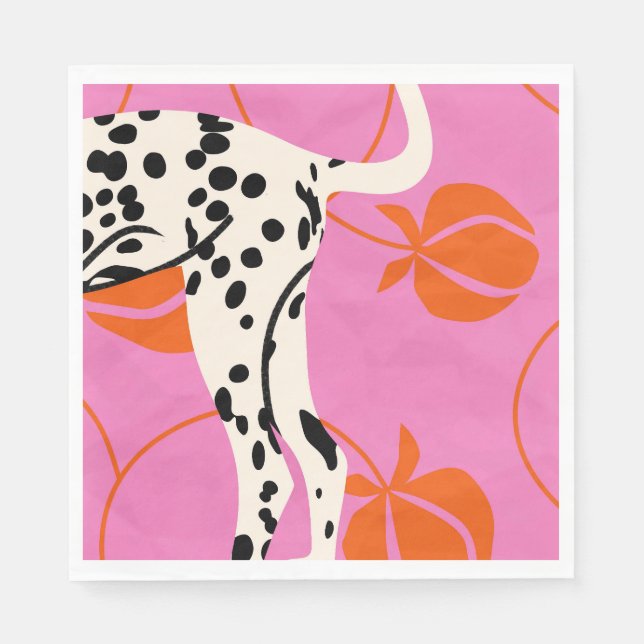 Tail & Texture Napkin (Front)