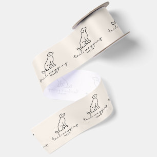 Tail Wagging Treats Homemade Dog Bakery Satin Ribbon