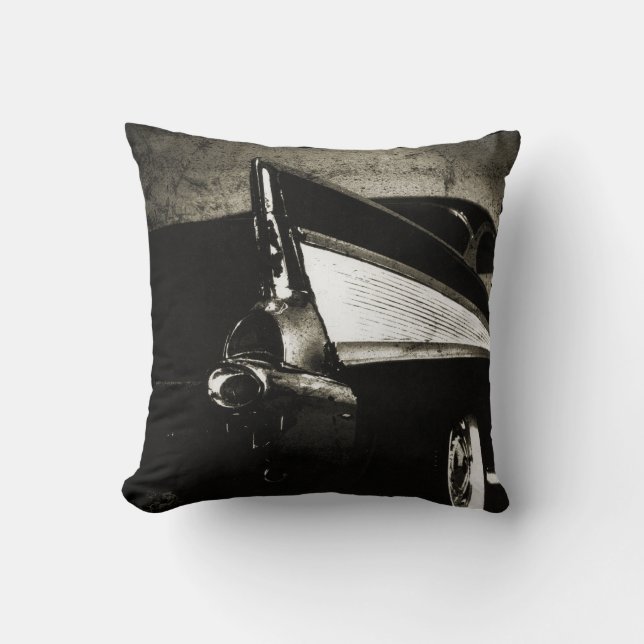 Tailfins - 1957 Chevy Pillow (Front)