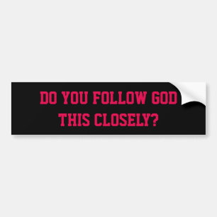TAILGATE BUMPER STICKER