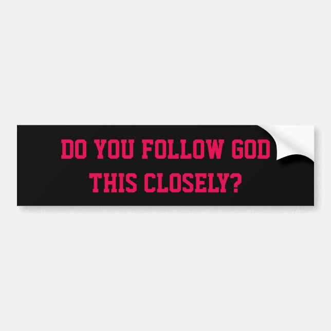 TAILGATE BUMPER STICKER (Front)