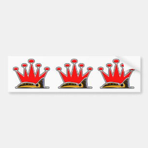 Tailing Crown Bumper Sticker