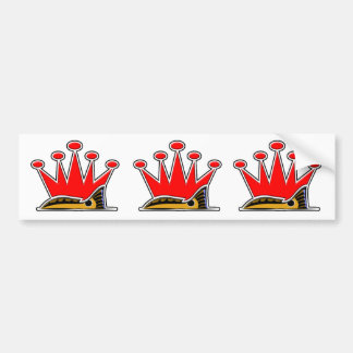 Tailing Crown Bumper Sticker