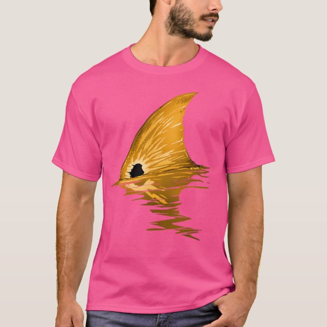 Tailing Redfish 	  Red Drum Fish Shirt (Front)