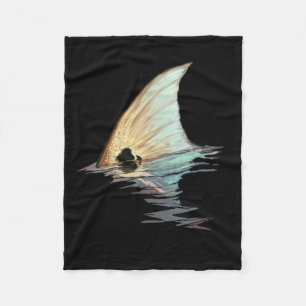 Tailing Redfish Redfish Tail Red Drum Fish Shirt  Fleece Blanket