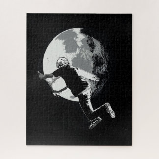 Tailing the Moon - Tail-whip Scooter Stunt Jigsaw Puzzle