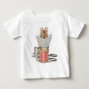 Tailor Mouse on Spool of Thread Baby T-Shirt