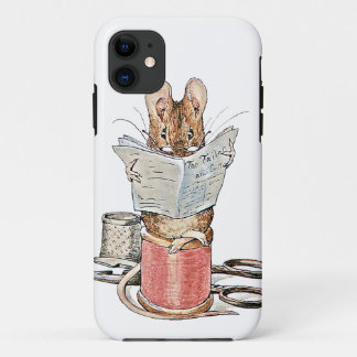 Tailor Mouse on Spool of Thread iPhone 11 Case