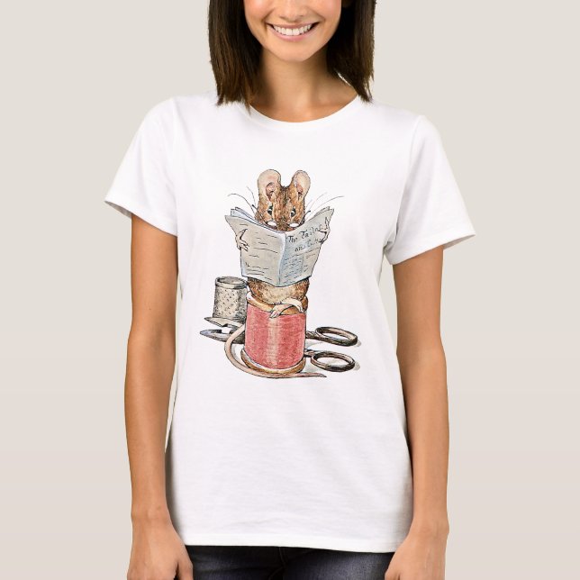 Tailor Mouse on Spool of Thread T-Shirt (Front)