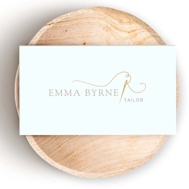 Tailor Needle and Thread Business Card (Creator Uploaded)