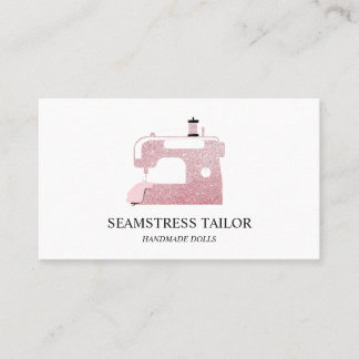 Tailor Sewing Machine Business Card