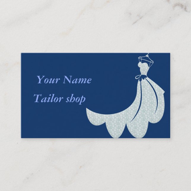 Tailor shop business card (Front)